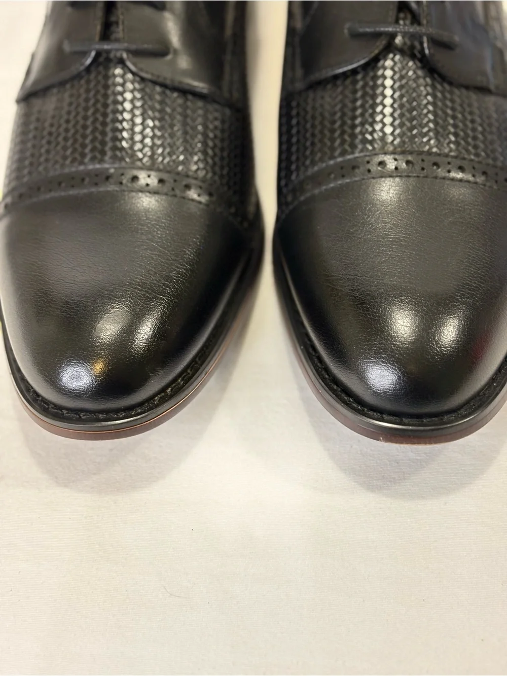 **NEW** ASHFORD HAYES Black Classic Lace-Up Dress Oxford Dress Shoes SZ 11M $99